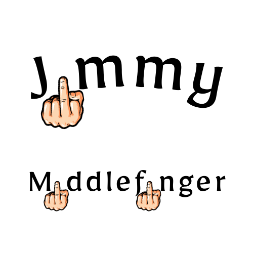 Name Your Middle Finger T's