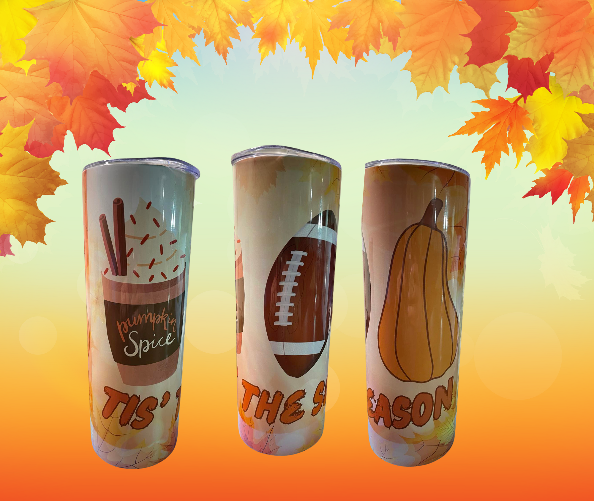 Fall/Autumn Themed 20oz Tumbler
