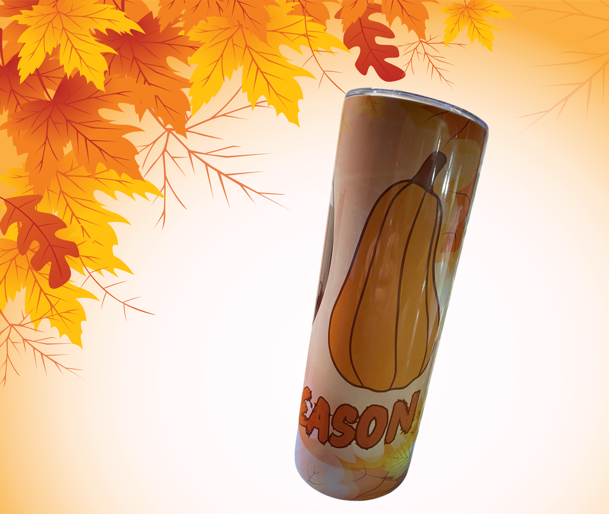 Fall/Autumn Themed 20oz Tumbler
