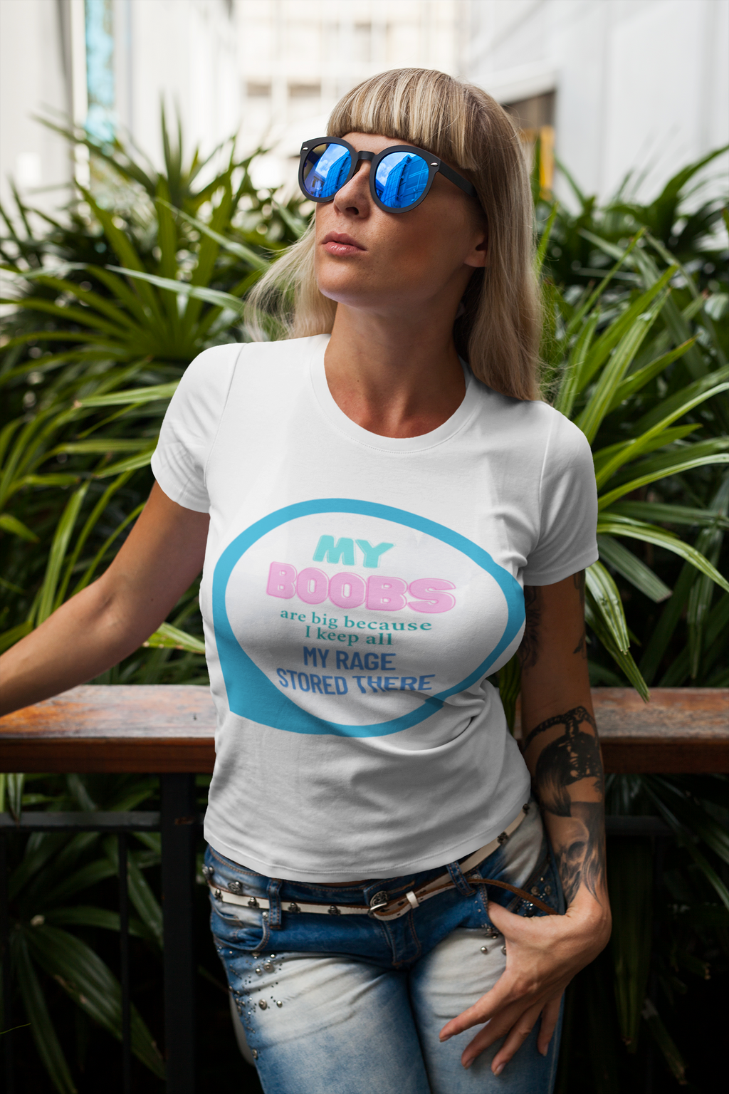 Humorous Boobs T-Shirt